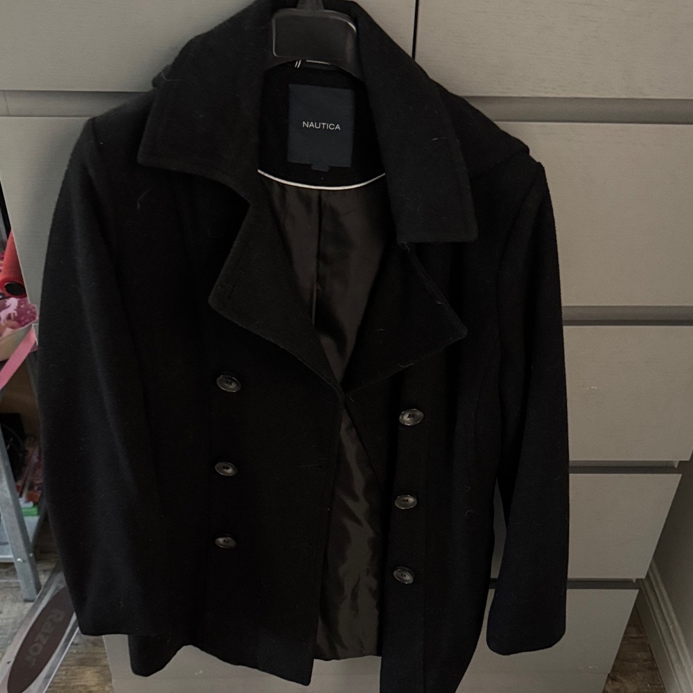 Nautica women's Classic Black Peacoat